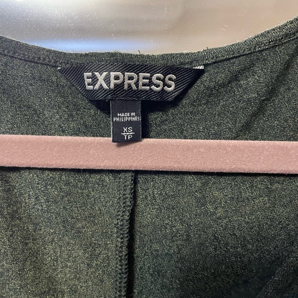 Dark Olive Express Longsleeve Dress XS - Picture 3 of 3